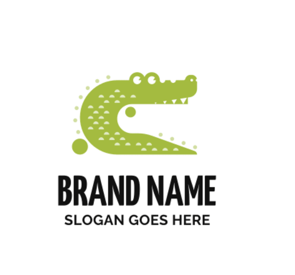 Crocodile logo clearance brand name